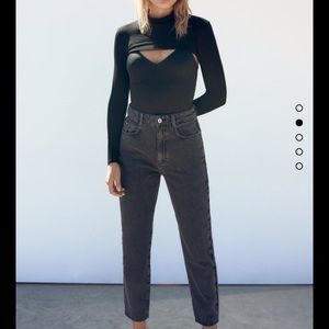 Zara mom jeans